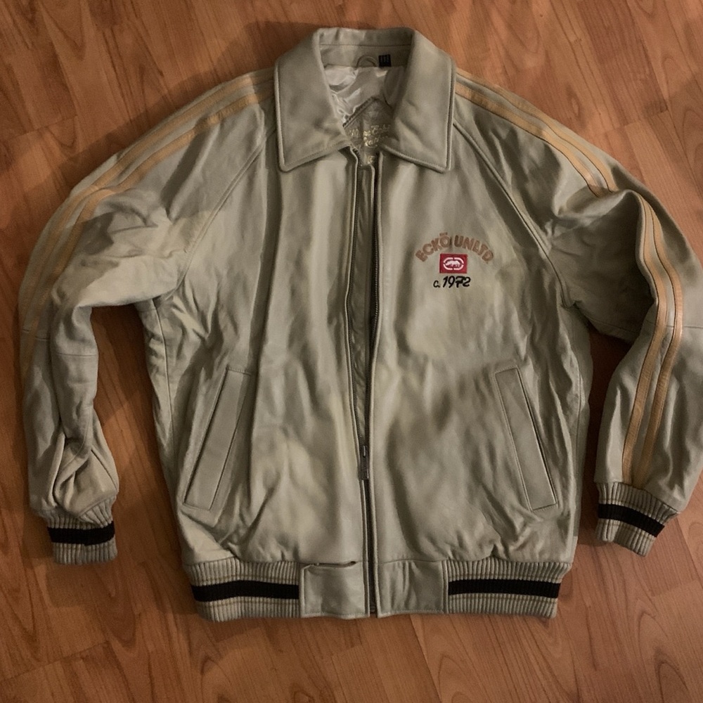 Marc Ecko Leather Varsity Jacket - image 1